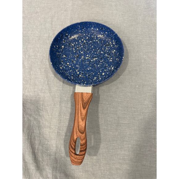 8 Inch Small Granite Frying Pan- Blue - Picture 3 of 4